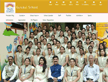Tablet Screenshot of gurukulschoolsatara.org